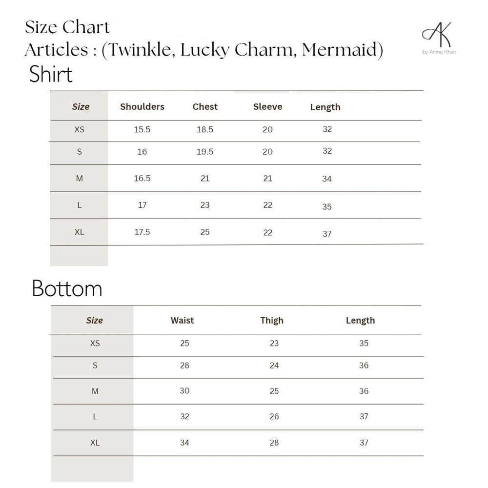 Size Guide Chart
